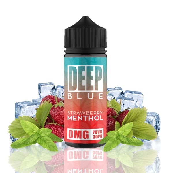 Strawberry Menthol - Deep Blue 100ml