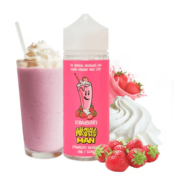 Milkshake Man Strawberry 100ml (outlet)