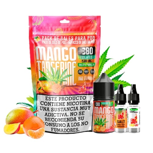 Pack CBD + Sales Mango Mandarina - Oil4Vap