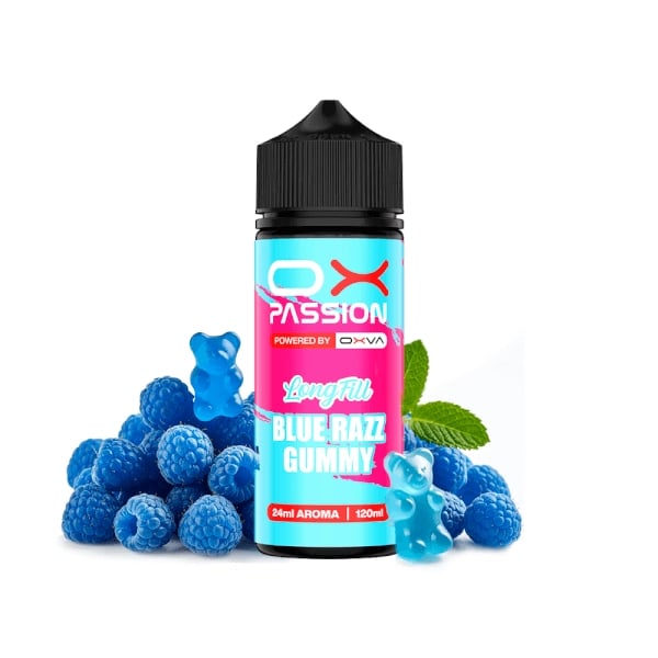 AromaBlue Razz Gummy - Oxva Ox Passion 24ml (Longfill) 