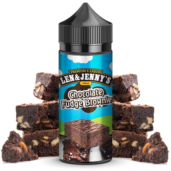 Chocolate Fudge Brownie - Len & Jennys 100ml 