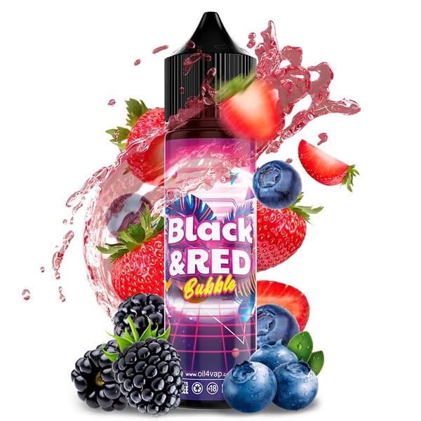 Aroma Black & Red Bubble - Oil4Vap 16ml (Longfill)