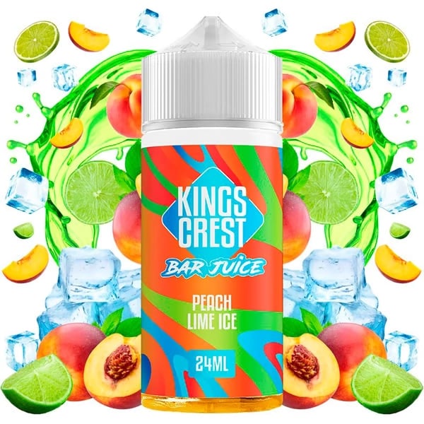 Aroma Peach Lime Ice - King Crest Bar Juice - 24ml (Longfill)