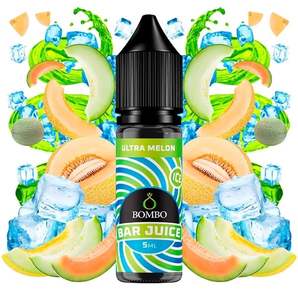 Aroma Ultra Melon Ice - Bar Juice by Bombo (Longfill para Sales)