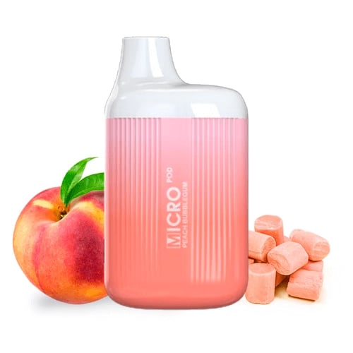 Pod Desechable Peach Bubblegum - Micro Pod Disposable