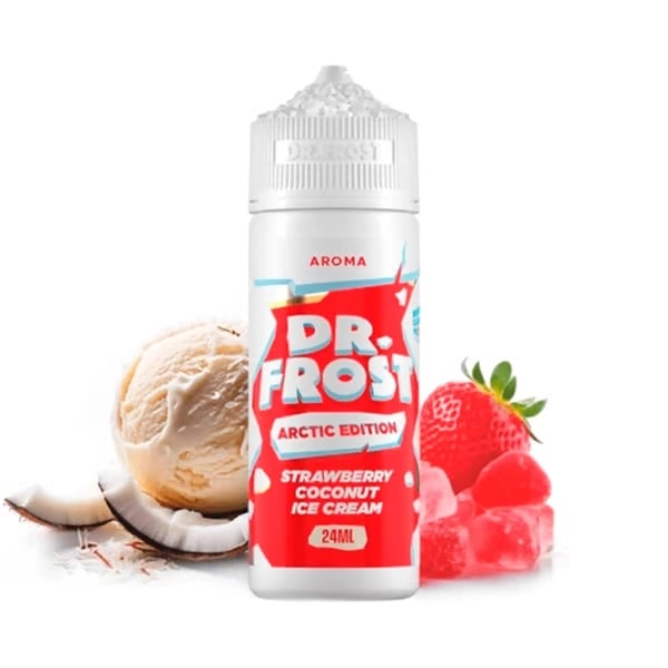 Aroma Strawberry Coconut Ice - Dr Frost 24ml (Longfill)