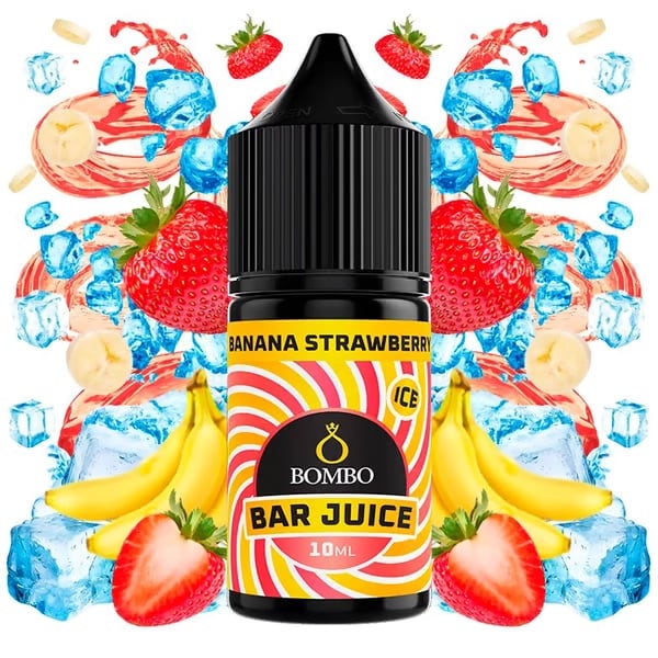Aroma Banana Strawberry Ice - Bar Juice by Bombo (Longfill para Sales)