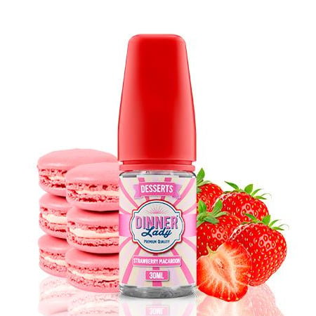 Aroma Dinner Lady Desserts Strawberry Macaroon 30ml