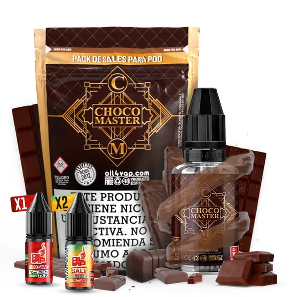 Pack Choco Master + NicoVaps - Oil4Vap Sales