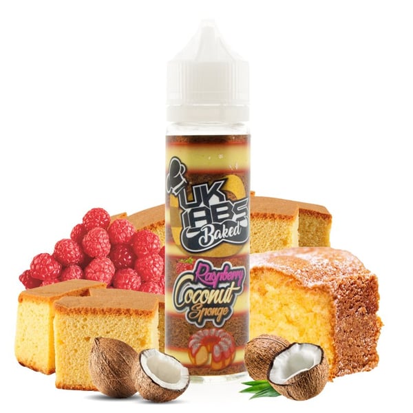 Raspberry Coconut Sponge - UK Labs Baked