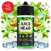 Aroma Green Apple Pear Kiwi Ice - Juice Head & Bombo 24ml (Longfill)