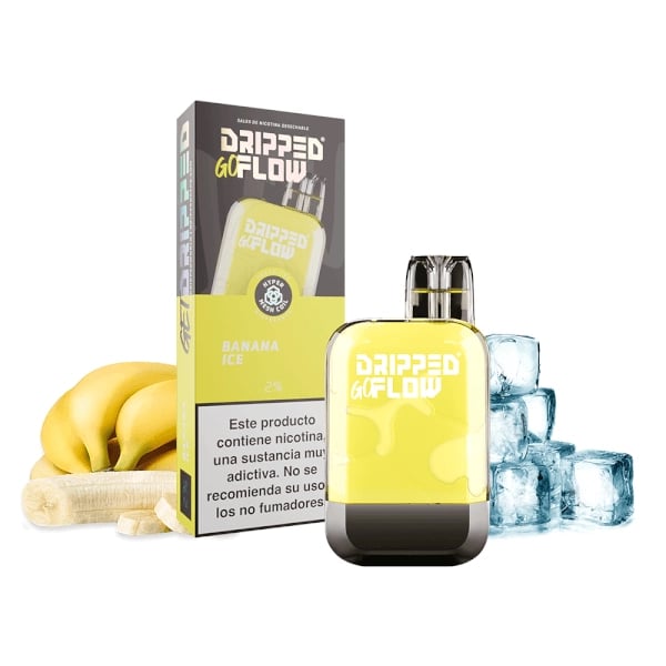 Vaper desechable Banana Ice - Dripped GoFlow