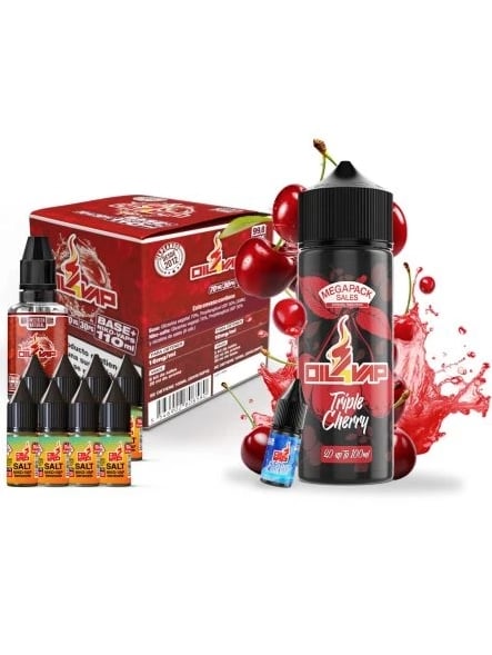 Megapack de Sales Triple Cherry - Oil4Vap