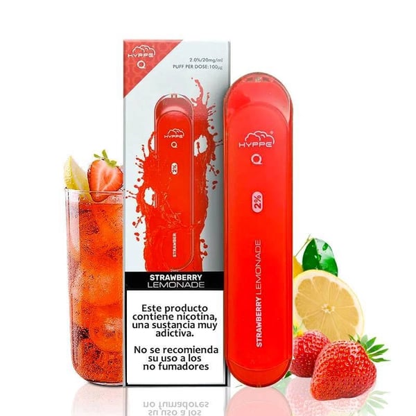 Hyppe Q Strawberry Lemonade - Pod desechable