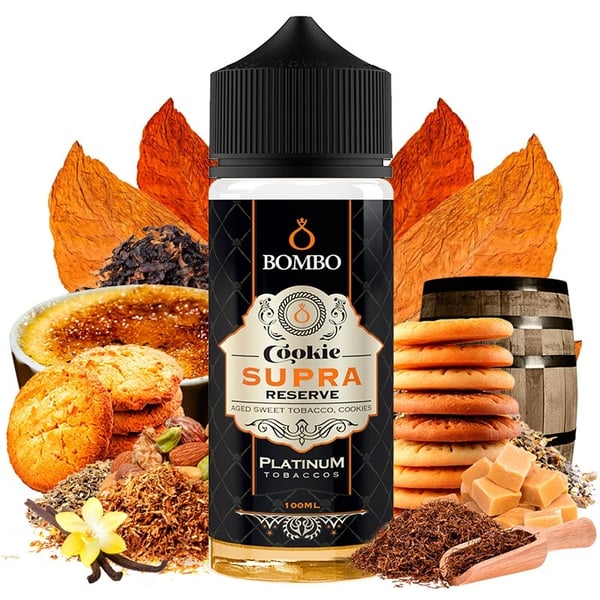 Cookie Supra Reserve - Platinum Tobaccos Nic Salt Bombo - 100ml