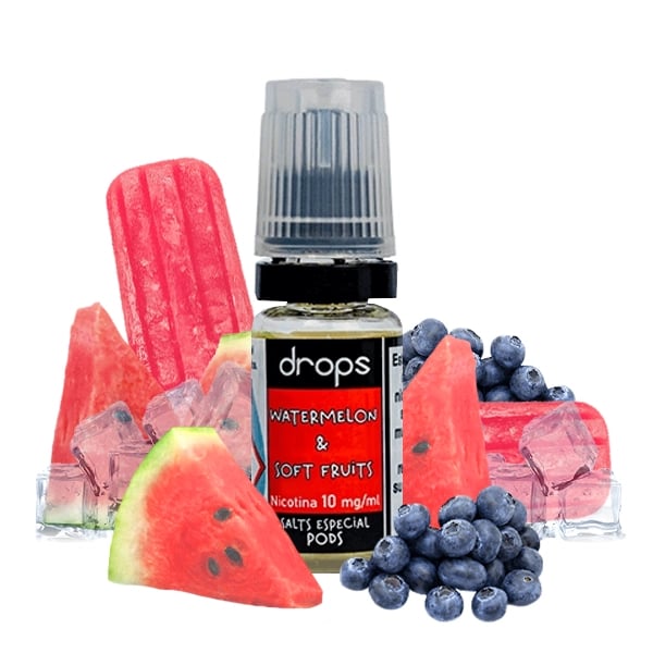 Drops Bar Salt - Watermelon Soft Fruits 10ml