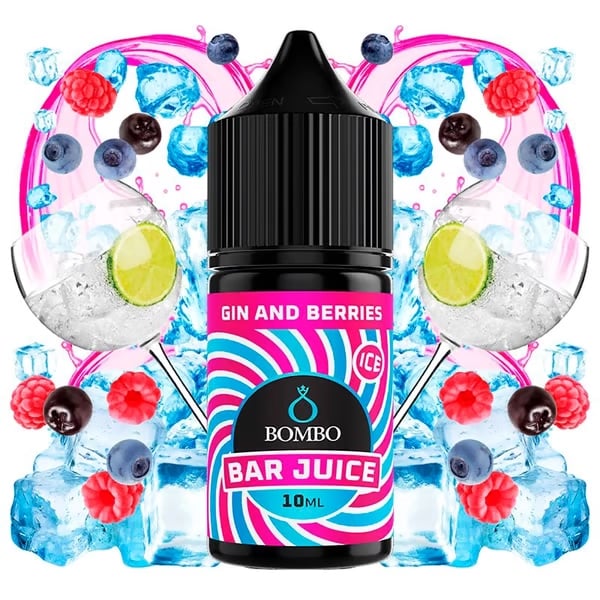 Aroma Gin & Berries Ice - Bar Juice by Bombo (Longfill para Sales)