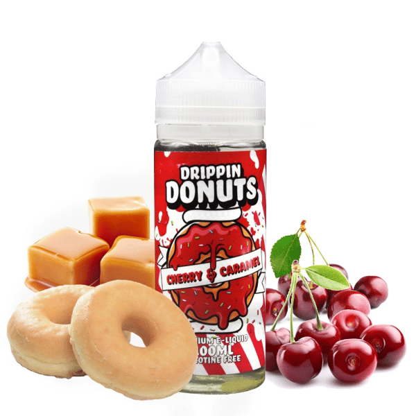 Cherry and Caramel 100ml - Dripping Donuts 