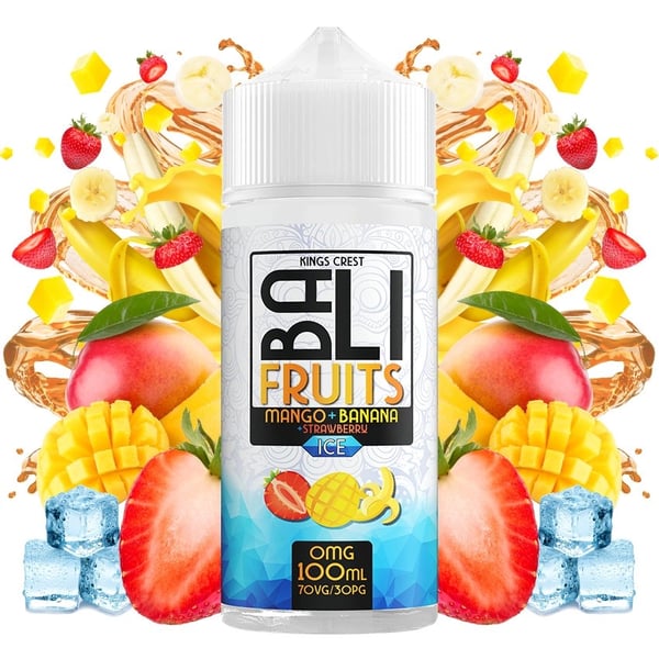 Mango Banana Strawberry Ice - Bali Fruits by Kings Crest 100ml