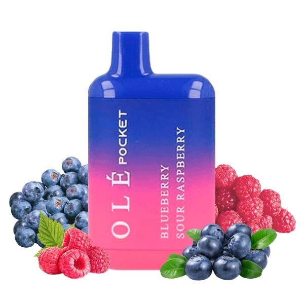 Bud Vape Olé Pocket Blueberry Sour Raspberry - Pod Desechable