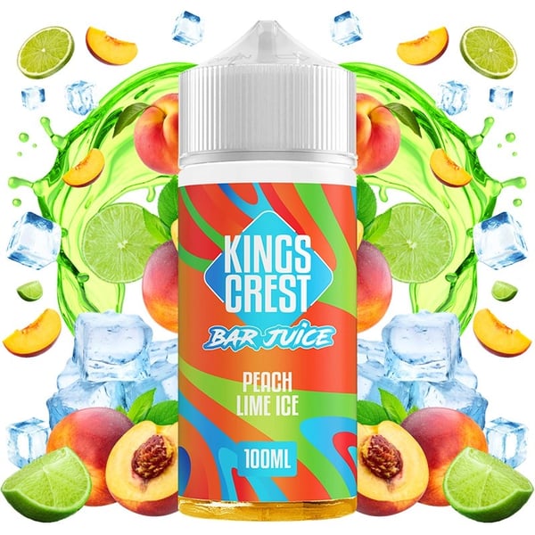 Peach Lime Ice - Kings Crest Bar Juice - 100ml