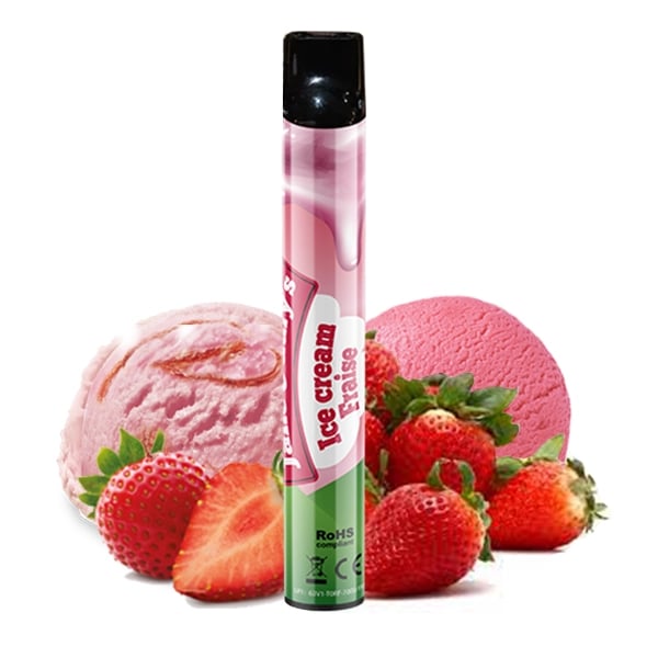 Liquideo Wpuff Cream Fraise - Pod Desechable