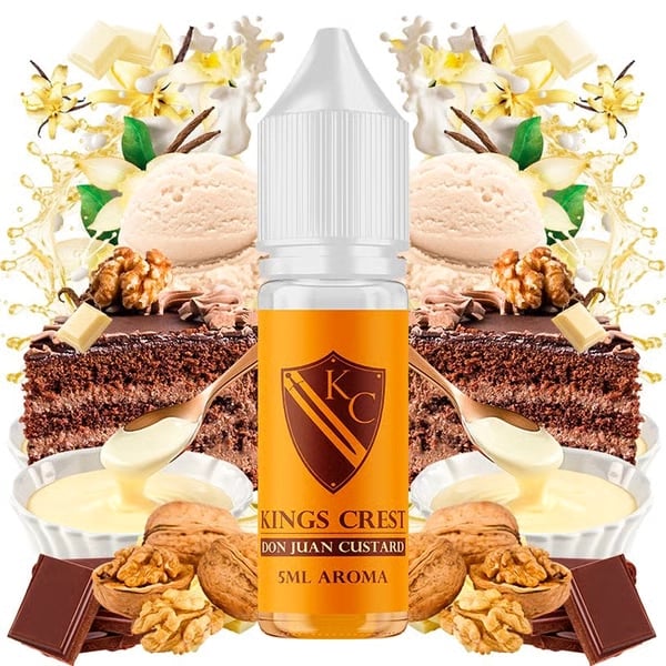 Aroma Don Juan Custard - Kings Crest (Longfill para Sales)