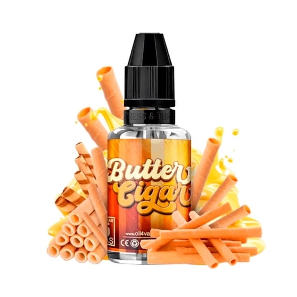Aroma Butter Cigar - Oil4Vap 8ml (Longfill para Sales)