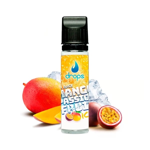 Aroma Mango Passion Fruit Ice - Drops Bar Juice (Longfill)