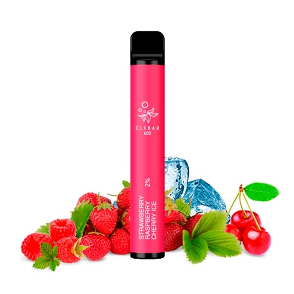 Elf Bar Strawberry Raspberry Cherry Ice- Pod desechable