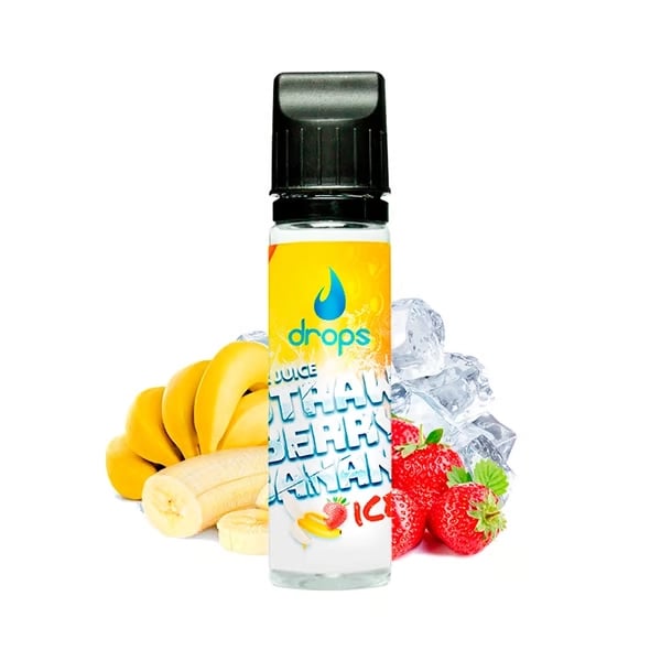 Aroma Strawberry Banana Ice - Drops Bar Juice (Longfill)