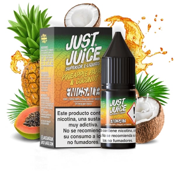 Sales Papaya Pineapple & Coconut - Just Juice Exotic Fruits 10ml