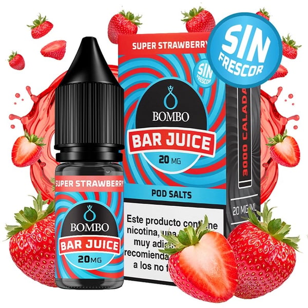 Sales Super Strawberry - Bar Juice by Bombo 10ml (Longfill)