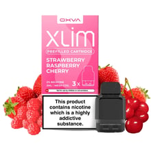 Strawberry Razz Cherry Prefilled Cartridge Xlim - Oxva - Pack de 3