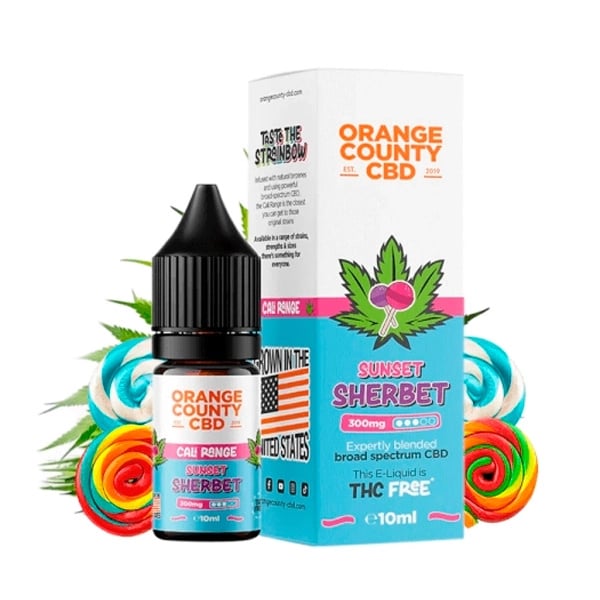 Sunset Sherbet - Orange County CBD 10ml