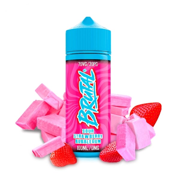 Sour Strawberry Bubblegum - Brutal by Just Juice 100ml
