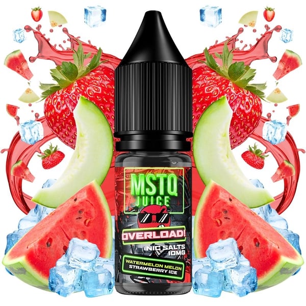 Sales Watermelon Melon Strawberry Ice - MSTQ Juice Overload Nic Salts 10ml