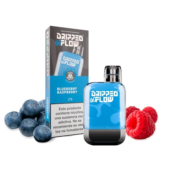 Vaper desechable Blueberry Raspberry - Dripped GoFlow