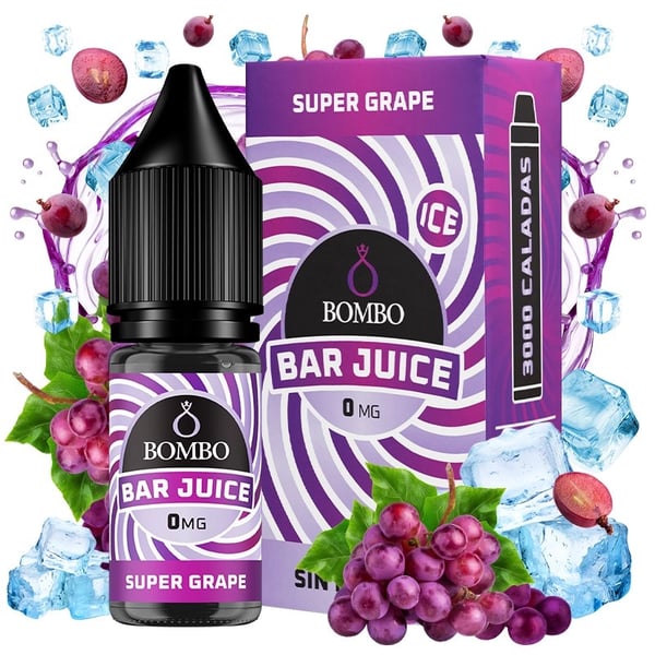 Sales Super Grape Ice - Bar Juice by Bombo -10ml