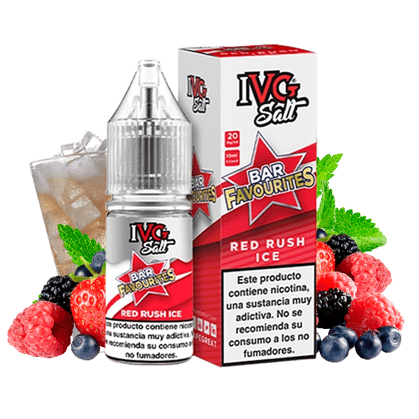 Salts Red Rush Ice - IVG - Favourite Bar - 10ml