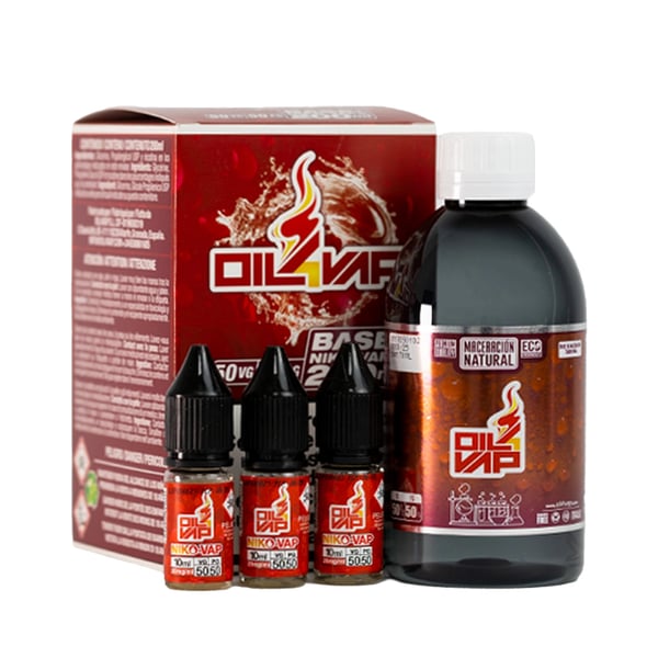 Oil4Vap Pack Base + Nicovaps (200ml)