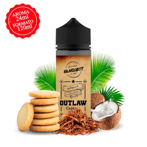Aroma Outlaw Captain - Blackout 24ml (Longfill)