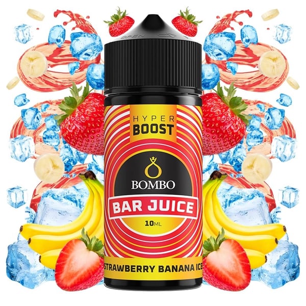 Aroma Strawberry Banana Ice - Bar Juice Hyper Boost by Bombo 10ml/120 (Longfill)
