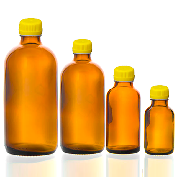 Frasco Topacio de Cristal para Alquimia