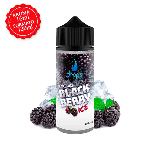 Aroma Blackberry Ice - Drops Bar Juice (Longfill)