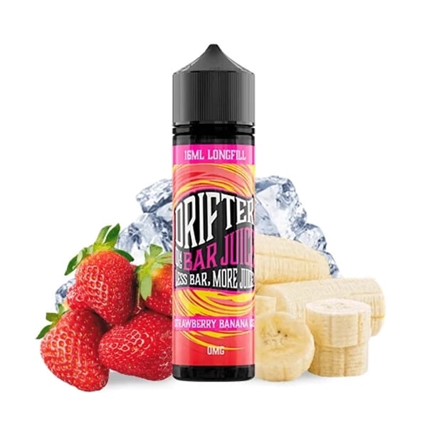 Aroma Strawberry Banana Ice - Juice Sauz Drifter Bar (Longfill)