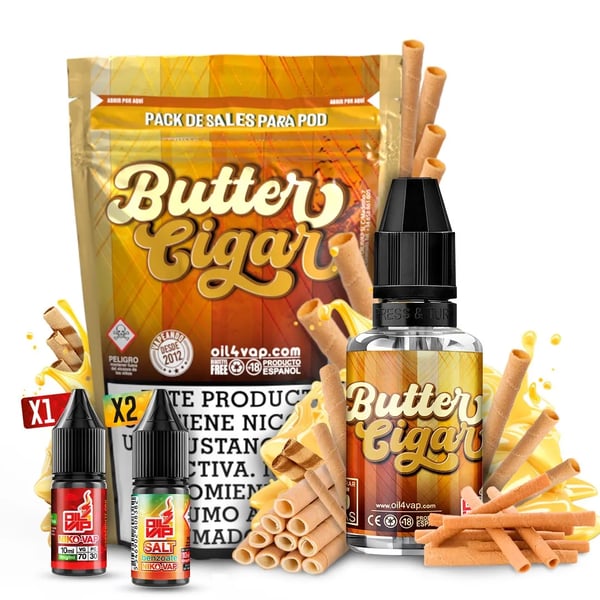 Pack Butter Cigar + NicoVaps - Oil4Vap Sales