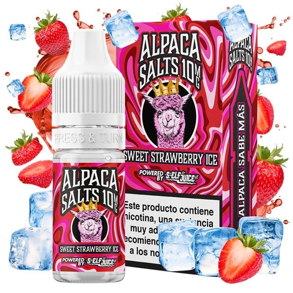 Sales Sweet Strawberry Ice - Alpaca Salts 10ml