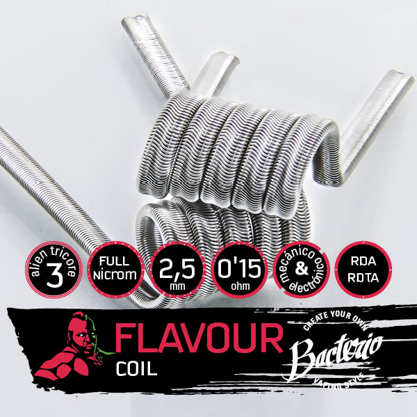 Bacterio Coils - The Vape Team Full Ni80 (Resistencias Artesanales)