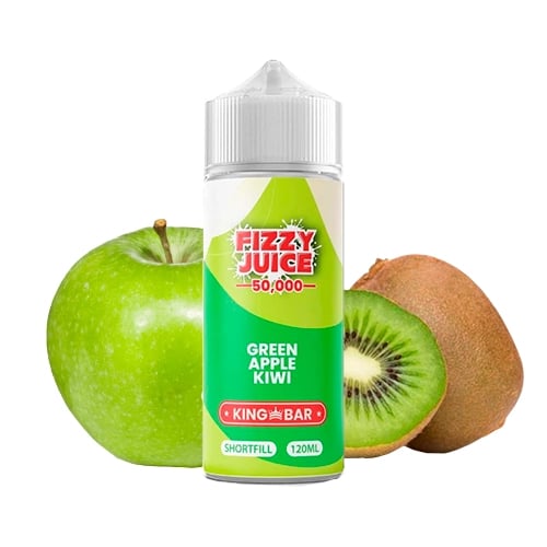 King Bar Green Apple Kiwi-Fizzy Juice-100ml